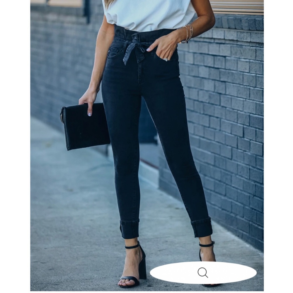 Morrison High Rise Paper Bag Waist Skinny